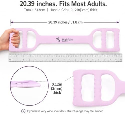 Silicone Figure 8 Resistance Band with Handles, 20/22/25 lb