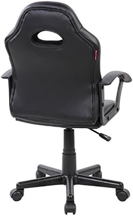 Techni Mobili Kids Gaming Chair, Racing Style Desk Chair, Adjustable, Red