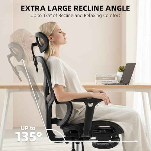 Ergonomic Office Chair, Mesh Computer Chair