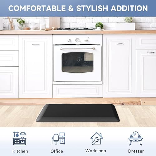 4/5 Inch Thick Kitchen Mats for Floor, StepRite Kitchen Rug for Standing