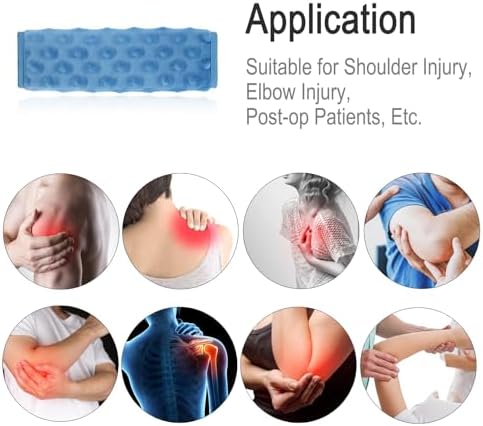Cushioned Arm Sling Padding for Neck Slim Sling Pad Neck Strap Cushion Comfort Shoulder Support Rotator Cuff Surgery Arm Immobilizer Brace Carry Padded Cover Pillow Wrist Hand Injury, 2Pcs Denim Blue