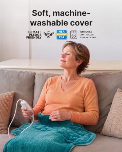 RENPHO Weighted Heating Pad for Neck, Shoulders & Back, Christmas Gift