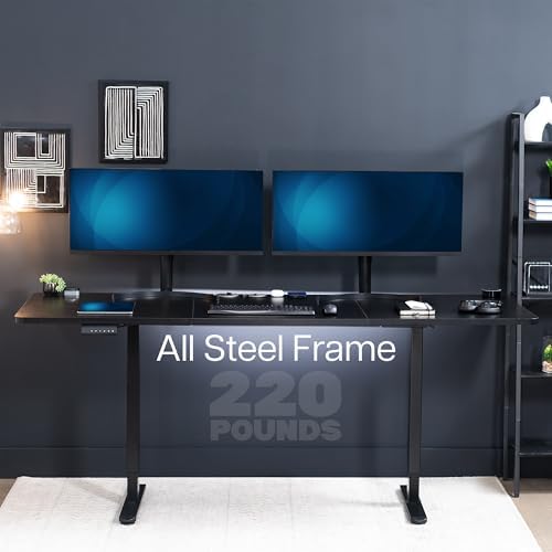 VIVO Black 83 x 30 in Standing Desk, DESK-KIT-E2B84-30B