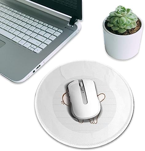 Cute cat Animal cat Mouse pad Cute,Gaming Mouse pad Small Non-Slip Round Mouse Pads for Wireless Mouse,Laptop,Desk