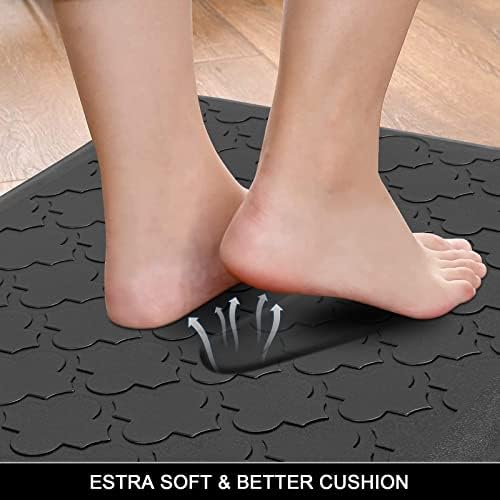 HEBE Anti Fatigue Kitchen Mats for Floor 17.3"x28", Cushioned Standing Mat