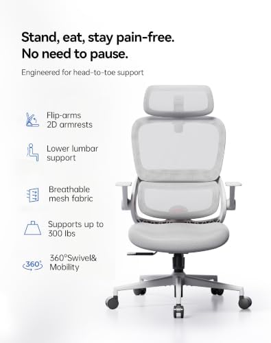 SIHOO B100 SE Ergonomic Office Chair, Desk Chair with Lumbar Support