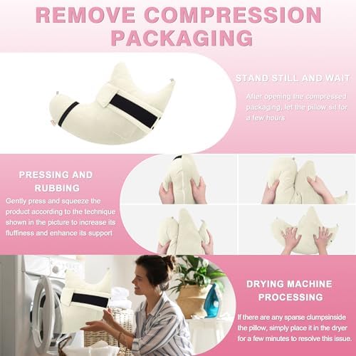 Shoulder Surgery Pillow for Rotator Cuff Pain Impingement Replacement Recovery Aids Side Sleepers Body Post Arm Injury Support Relief Supplies Broken Collarbone Must Haves with Forearm Sling