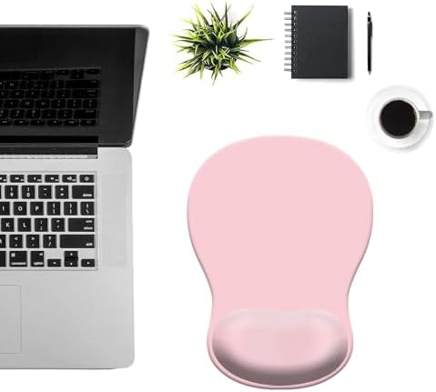 Mouse Pad, Mouse Pad with Wrist Support (Pink)
