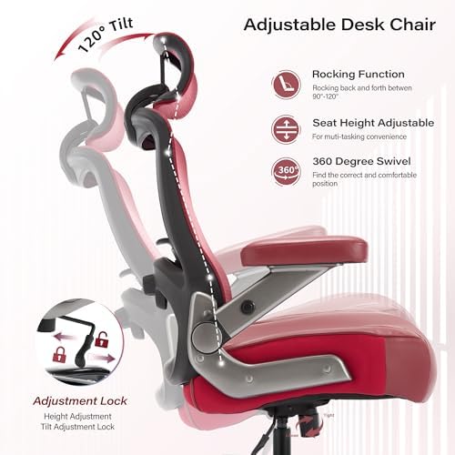 600lbs Big and Tall Office Chair, Heavy Duty Executive Computer Desk Chair