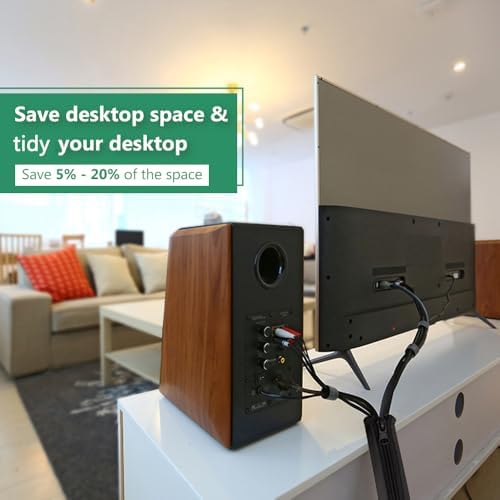 StangH Cable Management Sleeves for Wires 19 Inch, 4 Pieces -Black