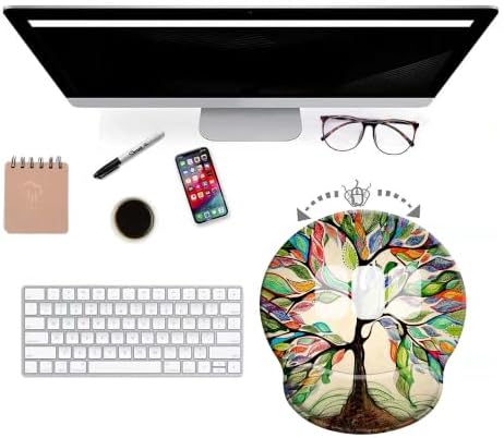 Ergonomic Mouse Pad with Wrist Support,Gaming Mousepad with with Non-Slip