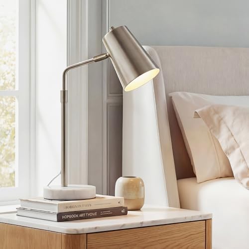 VONLUCE Desk Lamp with LED Bulb, Adjustable 20" Table Lamp for Home Office