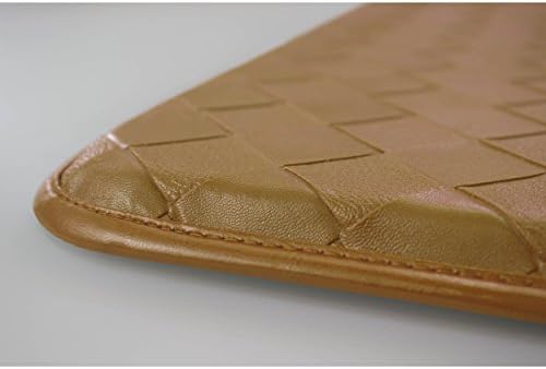 Chef Gear – Anti-Fatigue Kitchen Mat, Basketweave Design, Cushioned Comfort Chef Mat, Standing Relief & Support, Skid-Resistant, Measures 18" x 30", Tan