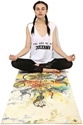 Shakti Warrior TPE Yoga Mat (72 inch x 24 inch x 6mm Thick)