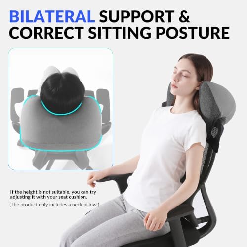 ROYALAY Office Chair Headrest Attachment, Desk Pillow for Napping