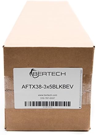 Bertech Anti Fatigue Floor Mat, 3ft. X 5ft. Black, Textured Pattern, Bevelled on All Four Sides