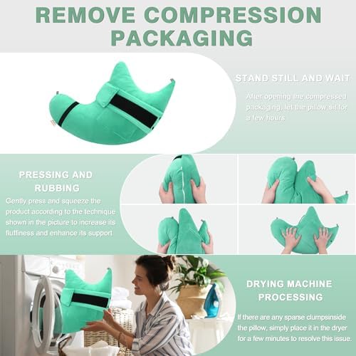Shoulder Surgery Pillow for Rotator Cuff Pain Impingement Replacement Recovery Aids Side Sleepers Body Post Arm Injury Support Relief Supplies Broken Collarbone Must Haves with Forearm Sling