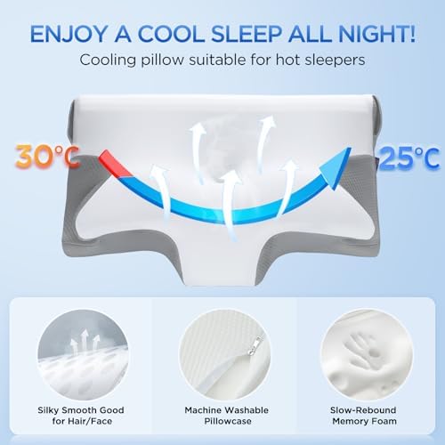 Ergonomic Cervical Neck Pillow for Neck Pain Relief