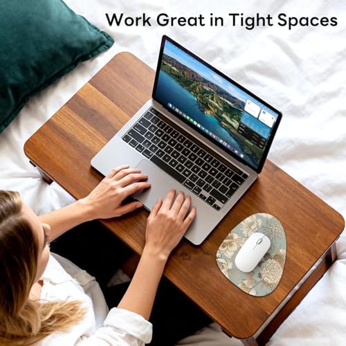 Water Drop Mouse Pad 7.3x8in Non-Slip for Laptop, Turtle