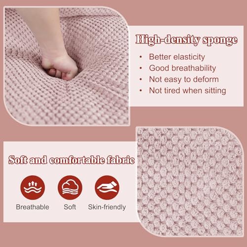 Human Dog Bed, Lazy Sofa Couch, Plush Floor Gaming Chair,5 Adjustable Position, sit, Sleep, fold, Suit to Put in Bedroom, Living Room,Space Saving Design (Pink)