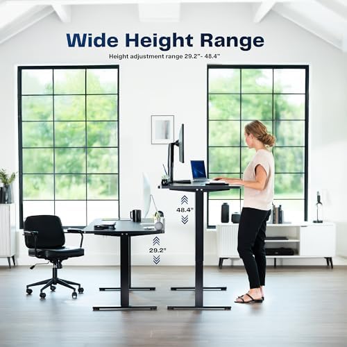 VIVO Reclaimed Wood 60 x 30 in Standing Desk, DESK-KIT-1G6P-30