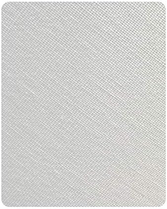 18x18x10 White Linen Shallow Drum Premiere Lampshade with Brass Spider fitter By Home Concept - Perfect for table and Floor lamps - Extra Large, White