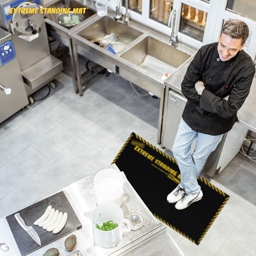 Standing Mat Anti-Fatigue for Work, 2' x 3' x 1", 6-Pack Foam Mats