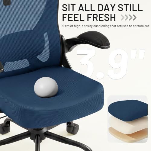 AreShark Ergonomic Office Chair - Mesh High Back Desk Chair Headrest Lumbar