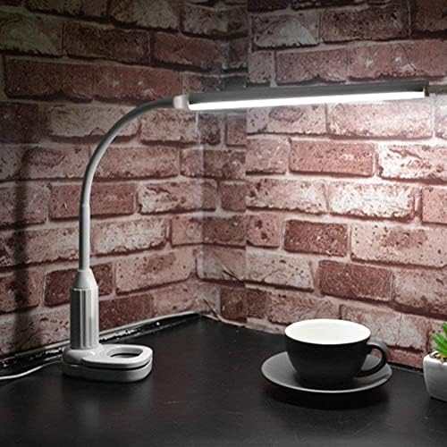 Table Lamp, Reading Light,LED Dimming Desk Lamp USB Powered Dimmable Desk Lamp LED Eye Protection Table Lamp Touch Control Brightness Adjustable Reading Clamp Light for Home