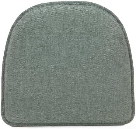 Klear Vu Raindrop The Gripper Non Slip Chair Cushions, Soft & Comfortable Seat Pad, Sitting Pillow for Kitchen, Dining or Office, 4 Count (Pack of 1), Green