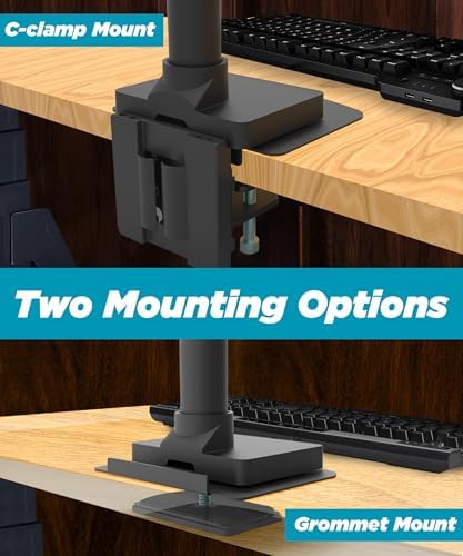 ULTRARM Steel Monitor Mount Reinforcement Plate for Glass & Thin Tabletops