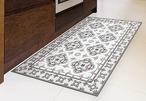 IRI-GIRI Vinyl Kitchen Floor Mat 63" x 23.6", Toscana 253