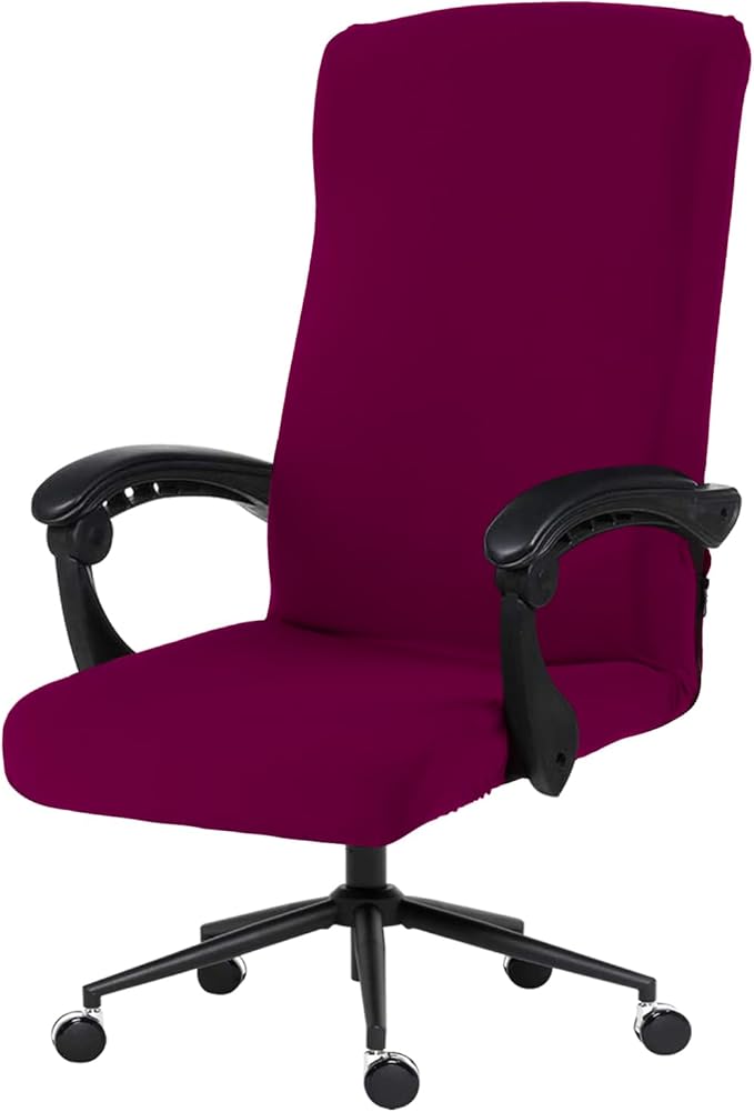DIVA EN CAMINO DEC Stretchable Office Chair Cover with Durable Zipper, Soft Slipcover for Computer Chair