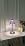 Shenmoyl Tulip Table Lamp with 5200mAh Battery & Touch Control, Cordless Small Table Lamp with 3 Colors, Dimmable Rechargeable Table Lamps for Living Room, Bedroom, Desk, Bedside (Clear Purple Tulip)