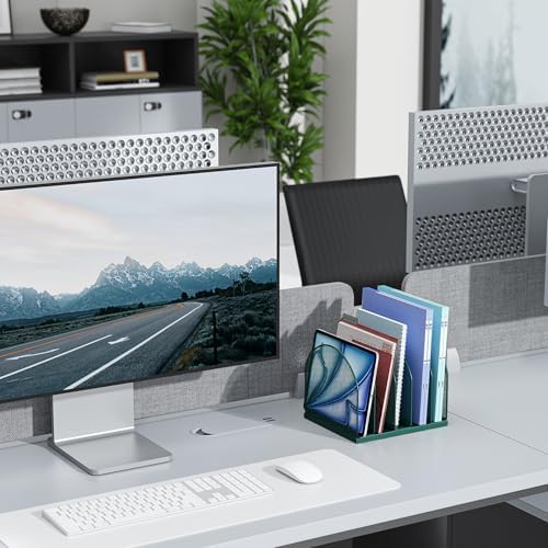 gianotter Desktop File Organizer with 5 Compartments