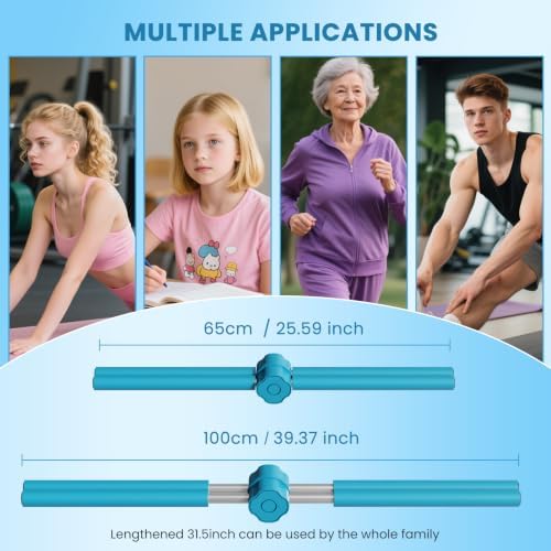 Yoga Stick - Posture Correction Stick - Posture Stick - Back Crack Corrector - Child Adult Hump Corrector - Neck Hump Corrector - Crack Corrector - Back Bulge 26-40in