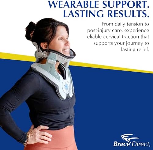 Brace Direct Neck Traction Device - Cervical Air Collar 2 with Pump