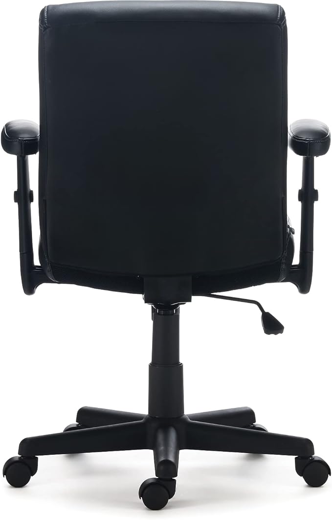 STAPLES Ergonomic Task Chair, Luxura, Black, 2-Pack