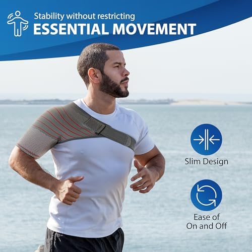 ORTONYX Shoulder Stability Brace Compression Sleeve Rotator Cuff Support