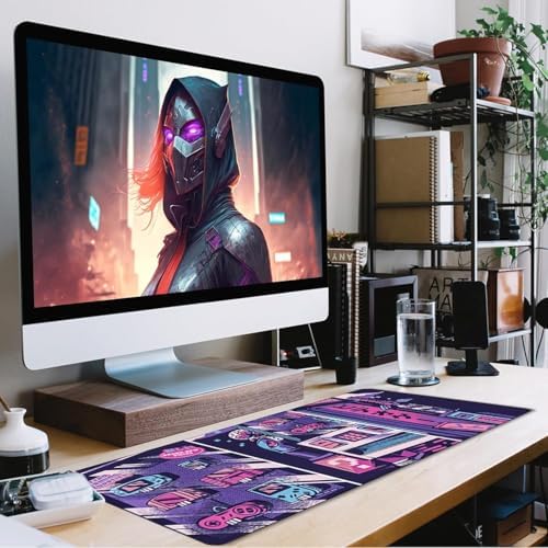 Japanese Comic Desk Mat Large Office Desk Pad Gaming Mouse Pad
