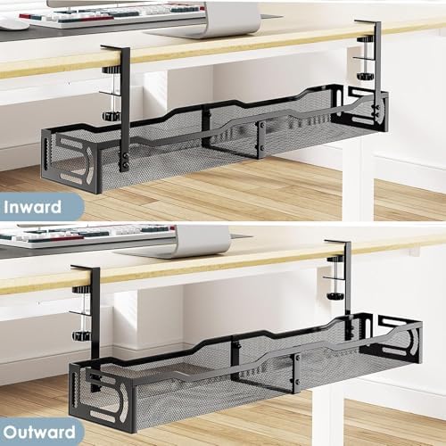 Cable Management, 25'' Cable Management Under Desk, Cable Tray