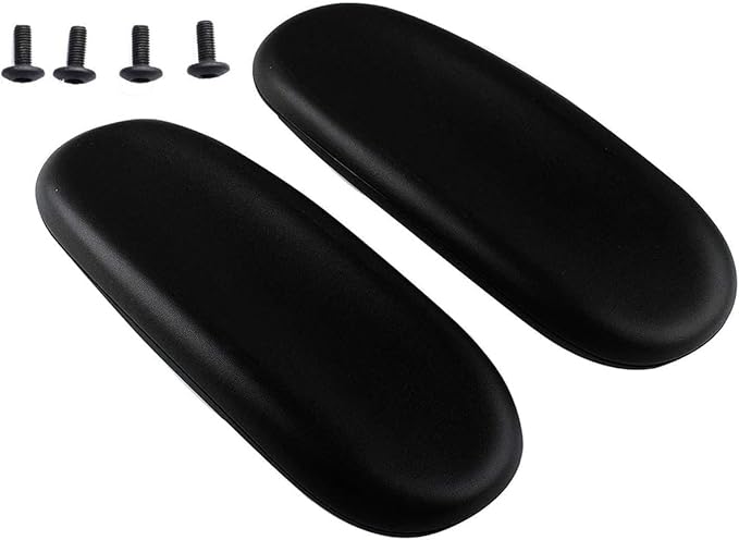 Ketofa Office Chair Arm Rest Replacement Fits All Styles of Arms with 4" Mounting Hole Patterns Screws Set Desk Armrest Cover(2Pack)