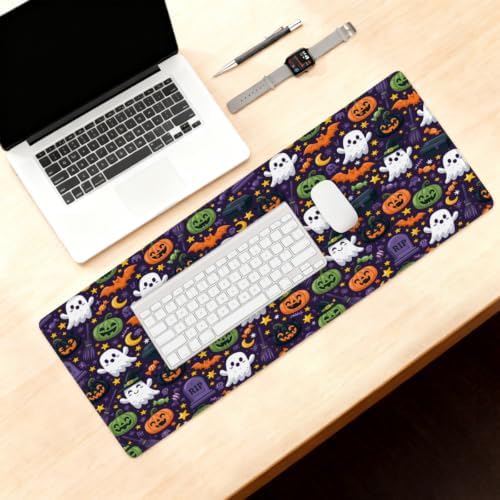 Halloween Large Mouse Pad Non-Slip Rubber Long Gaming Desk Mat