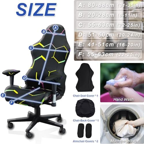 Gaming Chair Covers, 3D Printing Stretch Fit Scratch Resistant