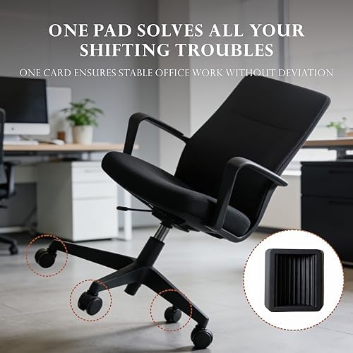 5X Rubber Anti-Sliding Furniture Pads Chair Wheel Stopper Bed Wheel Stopper