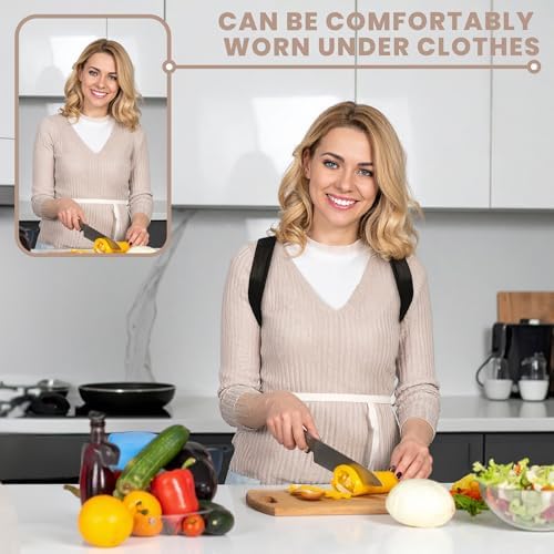 Posture Corrector Just For Women - Adjustable Back Brace - Full Spine Support & Alignment Pain Relieves Neck, Shoulder, Clavicle & Lumbar Pain Breathable & Comfortable - Sizes Medium & Large Perfect for Office.