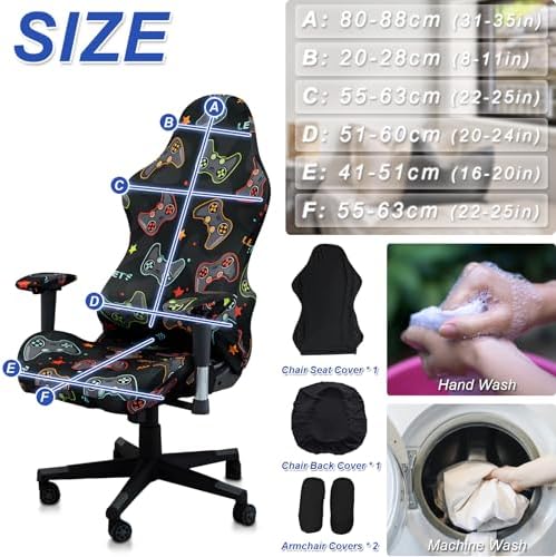 Gaming Chair Covers, 3D Printing Stretch Fit Scratch Resistant