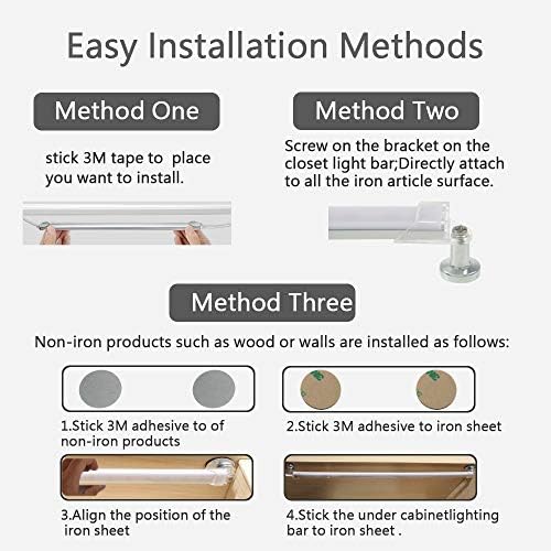 Dimmable Under Cabinet Lighting, Portable USB Reading Strips Craft Light Eye-care LED Desk Reading Lamp Light Great for Craft Table,Pianos,Music Stands,Kitchen,Wardrobe,Shelf,Drawer (warm&cool)