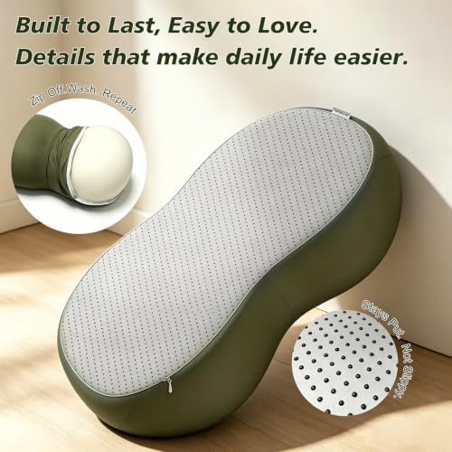 Foot Rest Under Desk, Ergonomic Memory Foam Under Desk Footrest