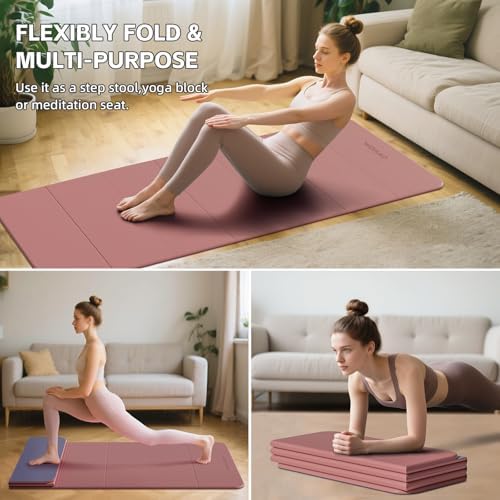 7-Fold Yoga Mat 70"x24" - 1/2 Inch Thick